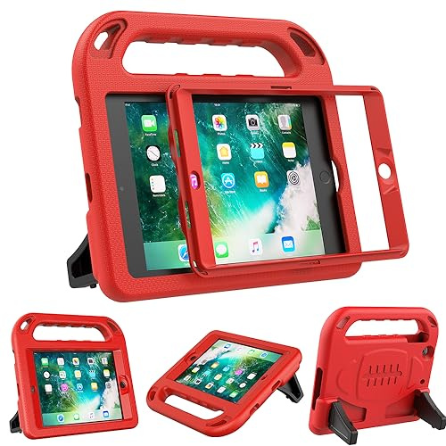 Surom Kids Case for iPad Mini 1 Mini 2 Mini 3 7.9 inch, Red