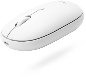Macally Wireless Mouse – Bluetooth-mus med tysta knappar för bärbar dator, stationär dator, iOS, Android – kompatibel trådlös mus