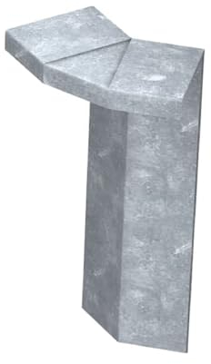 Green-Split Ecke Außen für Schneckenzaun 135grad | Schneckenblech mit Versteifungskante |Schneckenzaun verzinkt | Schneckenabwehr Metall | Set individuell | Schnecken Hochbeet