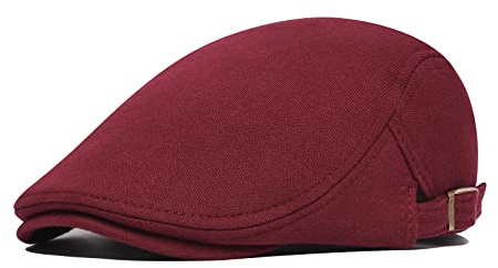 BOTVELA Herren Newsboy Cap Cotton Flat Cap Ivy Gatsby Driving Hat