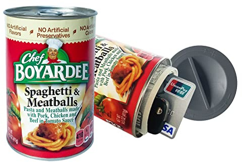 Fake Can Safes Diversion Secret Stash Safes (Spaghetti)