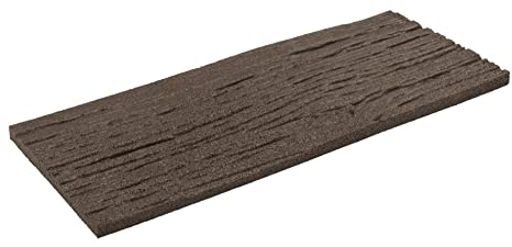 bepco Trittstein Gartenplatte Beetplatte Laufplatte Wegplatte 4er-Set, Gummi (4er-Set Trittsteine Bahnschwelle aus recycelten Gummi, 61 x 25,5 x 1,7 cm, braun)