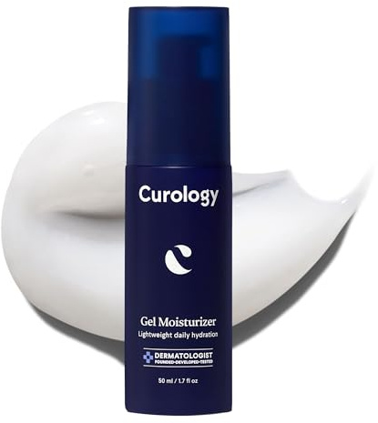 Curology Gel Face Moisturizer, Daily Face Lotion with Hyaluronic Acid, for Oily, Dry or Sensitive Skin, 1.7 fl oz