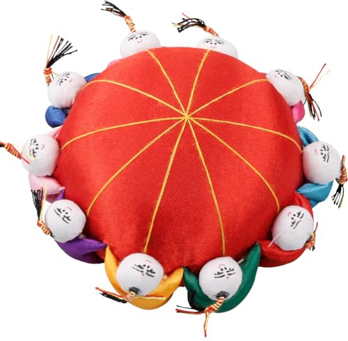 Orientalisches Nadelkissen – traditionelles orientalisches Nadelkissen für 10 Kinder, umgeben Stil (orientalisches Rot)