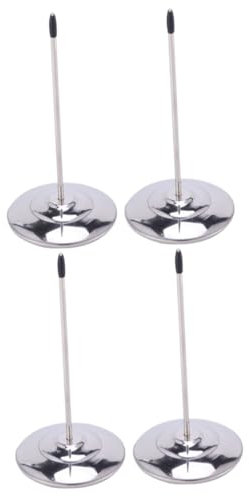 NUOBESTY 2 Juegos De Portanotas De Base Pesada Y Resistente Para Recibos De Oficina Soporte De Papel Para Escritorio Liso 2 Unidades