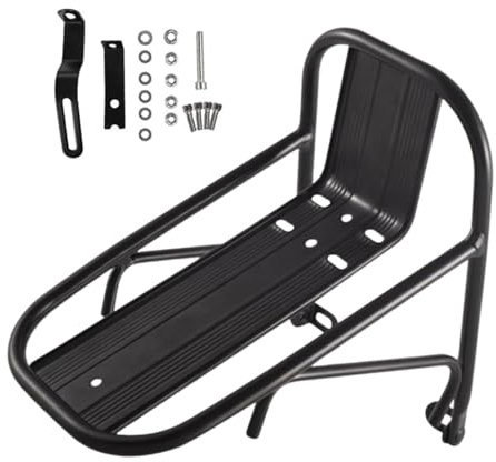 Fahrrad-Frontgepäckträger, Fahrradkorb-Stützhalterung, Mountainbike-Frontgepäckträger, Stabile Fahrradbefestigungshalterung Für Mountainbikes Und Rennräder