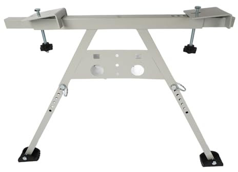 Stabilizzatore per Scala Distanziatore Parete per Scala in Acciaio Distanziatore per Scala Tetto Regolabile con Imbottitura Antiscivolo per Lavori in Quota