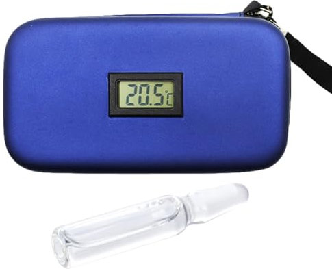 Dispositivo di raffreddamento per medicinali da viaggio - Organizzatore di forniture per diabetici, borsa termica per farmaci | Soluzione per la conservazione dei farmaci con display LCD, borsa refrig