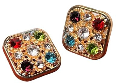 Knappar,Knappar 5 delar Vintage Gem Button Diamant Metallknapp Damrock Stickad Klänning Tröja Dekorativa knappar Syknappar