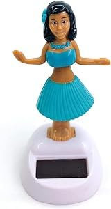 Girl Figure,Dashboard Doll,Solar Powered Dancing Girl,Cars Dashboard Decoration, Swinging Bobble,Car Ornaments Dolls,Hawaiian Girls Solar Dancing Ideal For Windowsill,Car,Desk Novelty Kits,Bobbleheads