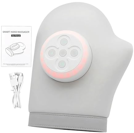 Massaggiatore Per Mani Con Calore E Compressione Macchina per Massaggi | Massaggiatore Manuale Portatile Per Discomfort di Lavoratori Giocatori Studenti Adulti a Casa e i
