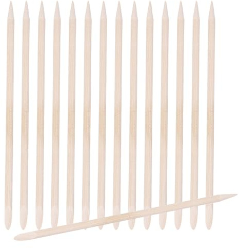 Alipis Bastoncini per Unghie Multiuso in Legno D’Arancio 150 Pezzi Spingi Cuticole Doppia Faccia Accessori per Manicure e Pedicure Professionale Kit Compatto per Cura Cuticole Mani e