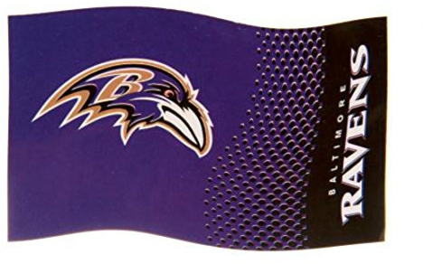 NFL Football Flagge Fahne Flag BALTIMORE RAVENS Fade
