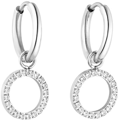 PURELEI® Closed Glow Ohrringe – Damenohrringe aus langlebigem Edelstahl – Wasserfeste Ohrringe Damen – 1,4 cm Durchmesser – Modeschmuck für deinen individuellen Look