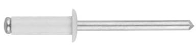 Rivets 3,2X10 blanc RAL 9003 par 100