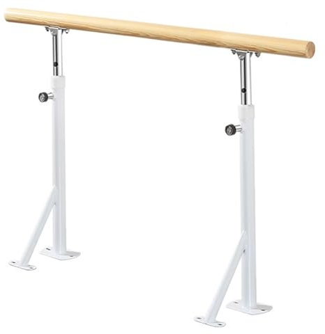 HPFHSJ Ballettstange Ballettstange für kleinen Raum, leicht verstellbare Ballettausrüstung, mit Rutschfester Basis für Stretch-Balletttanz(White,100cm/39.3in)
