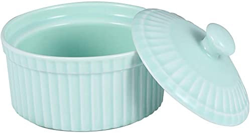 Ramequin en porcelaine avec couvercle Vert