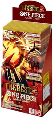 BANDAI One Piece Card Game The Best Vol.2 (PRB-02) Booster Box (giapponese) - 10 confezioni
