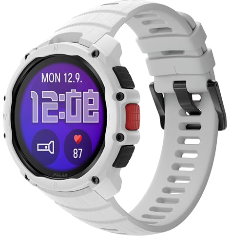 Polar Street X - Orologio sportivo da corsa GPS - Robusto impermeabile - 170+ profili sportivi - Batteria 10 giorni - Display AMOLED - Cardiofrequenzimetro da polso - Torcia integrata