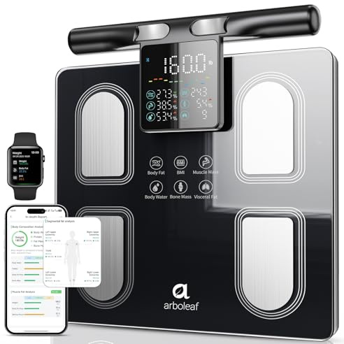 arboleaf Smart Scale for Body Weight and Fat, Body Composition Scale