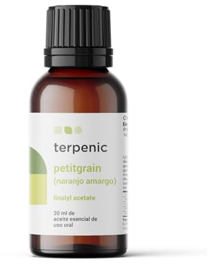 TERPENIC – Aceite Esencial de Petitgrain de Naranjo Amargo (Citrus aurantium var. amara) – 30 ml – Uso Oral – Apoyo natural para calma y equilibrio