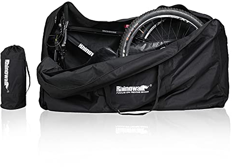 UBORSE Fahrrad Transporttasche Wasserdicht Klappfahrrad Tragetasche Faltbar Fahrradtasche für 26-29'' Klapprad Faltrad Rennrad Mountainbike Reisetaschen Fahrradschutzhülle mit Aufbewahrungstasche
