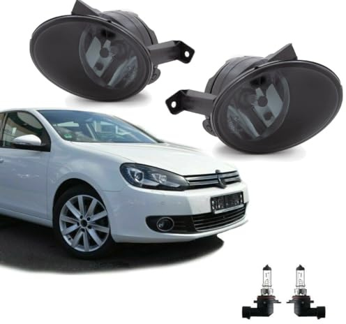 DM Autoteile 60483 Set Nebelscheinwerfer Smoke kompatibel für VW Golf 6 VI Caddy Jetta Tiguan Eos Touran
