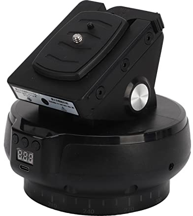 Mini Rótula de Bola, AI Face Tracking Control Remoto Inalámbrico Cabezal de Trípode Eléctrico, Cabezal Panorámico Giratorio Estabilizador Universal para Teléfono Móvil, Micro