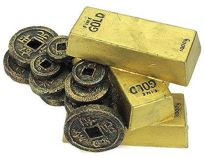CLASSIC Aquarium-Dekoration, Gold, Einheitsgröße