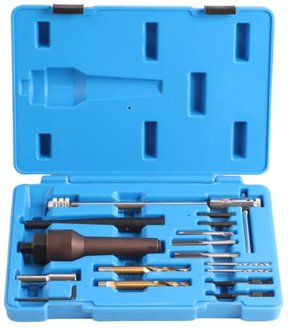 echtools 16-TLG. Glühkerzen-Ausbau und Gewinde-Reparatur-Satz M8 M10
