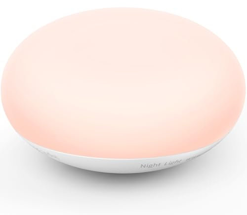 Cotabaty Baby Nachtlicht, Stilllicht für Babypflege im Kinderzimmer, Weiches BPA-freies Silikon-Touch-Control-Nachtlampe, für Stillen & Wickeln, Augenschonend, Umkehrdesign, Stufenlose Dimmfunktion