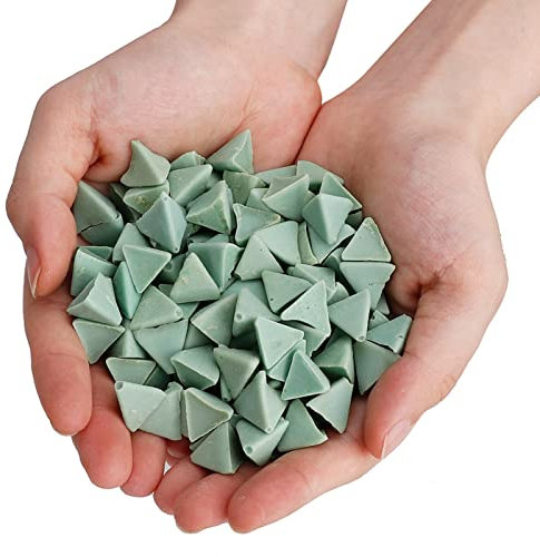 Supporti di Burattatura, Materiale Abrasivo per Pietre di Gioielli, Supporti di Burattatura Lucidatura di Gioielli, Materiale Abrasivo per Macchina Vibrante per Bicchieri