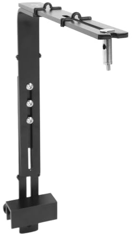 Support de Lampe pour Aquarium, Support de Fixation pour Éclairage de Poisson, Montage Universel en Noir, Support Réglable pour Luminaire d'Aquarium