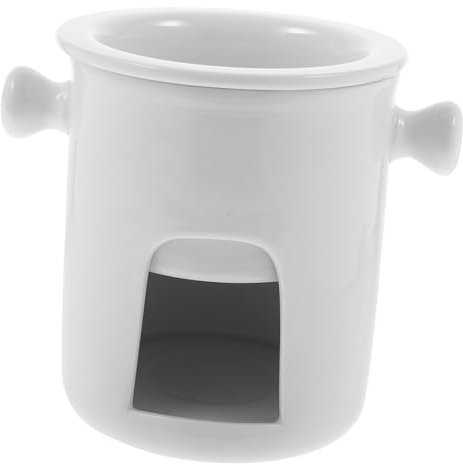Cabilock Ceramic Melting Pot for Kitchen Electric Swiss Cheese Fondue Machine Chocolate Melting Pot for Party