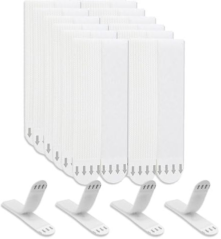 Flintronic Picture & Frame Hanging Strip, 36 Pairs(72 Strips) Heavy Duty Picture Hanging Strip, Damage Free Adhesive Mounting Strips, Photo Frame Stickers for Pictures Frames Mirrors Wall Hanger