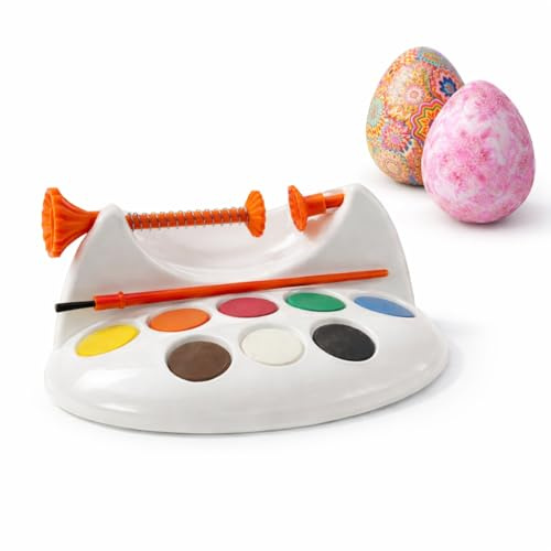 TK Gruppe Timo Klingler Malmaschine Ostern inkl. Halterung zum Bemalen & Anmalen von Ostereier - Ostern Malgerät (Ostereiermaschine)