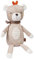 Fehn Kuscheltier Esel fehnNATUR – Weicher Teddybär für Neugeborene als Einschlafhilfe - Baby Stofftier zum Greifen, Fühlen und Knuddeln – Plüschtier Teddy mit Bio-Baumwolle (kba) für Babys und Kinder