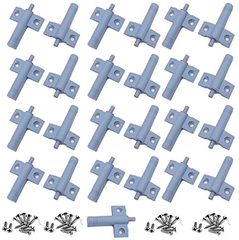 F Season 25x Türdämpfer Schrank Schublade Dämpfer (Grau)