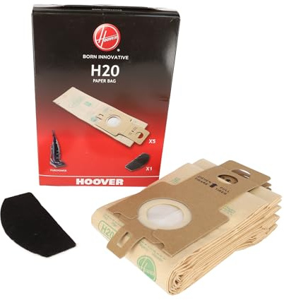sparefixd Genuine H20 Vacuum Cleaner Dust Bags X5 for Hoover Purepower