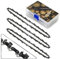 PANZHENG Chainsaw Chain for 14-Inch Bars, S52, 3/8 LP Pitch - .050 Gauge - 52 Drive Links, fits Oregon, Stihl, Husqvarna, McCulloch, Poulan, Worx, Chicago（3-Pack）