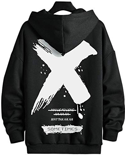 Moshtashio Hoodie Herren Kapuzenpullover Fleece Sweatshirt Winter Herbst | Graphic Pulli mit Kapuze Unisex Basic Pullover mit Aufdruck Hip Hop Langarm Streetwear Techwear Hoodie Für Männer