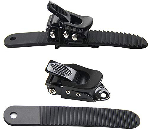 UP100 1 set snowboard 2 spärrspännen och 2 bindningsremmar för snowboard strap-in tå tungbindningssystem