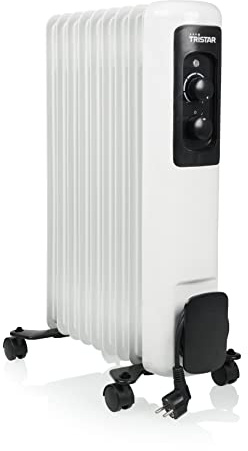 Tristar RADIADOR Aceite 9 Elementos 2000W Blanco,KA-5179