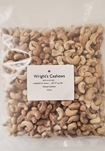 Cashews - Dry Roasted & Unsalted Cashew Nuts - Wholes - 1kg