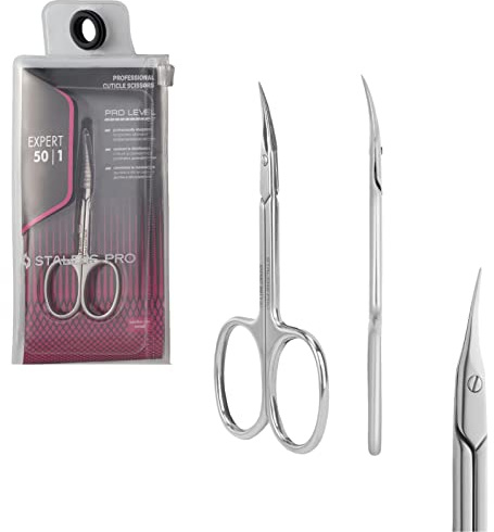 Staleks Pro Expert 50 Type 1 Professional Cuticle Scissors - Pack of 1 - Model SE-50/1