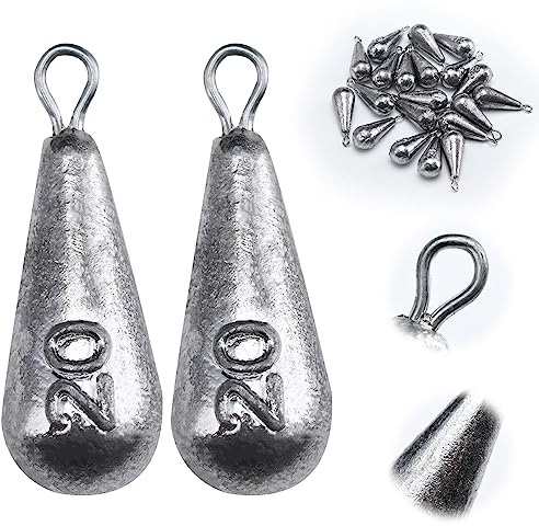 Goture Birnenblei Angeln，Dropshot Blei,Bleigewichte,Blei Angeln,Angelblei 10g/20g/30g/40g/50g/60g/70g/80g/100g/120g,Angelblei Kit,Angeln Sinker,Angeln Drop Shot Stabblei