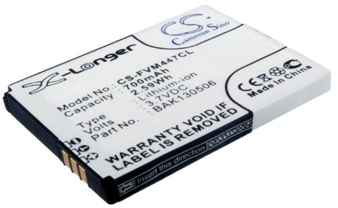 700mAh Ersatzakku kompatibel mit Fritz!FON AVM 2000, AVM 2446, C4, C4 Mobilteil, C5, C5 Mobilteil, M2, M2 Mobilteil, MT-F, MT-F 2000, MT-F 2446, 312BAT006, 312BAT016, BAK130506, EAC62339101