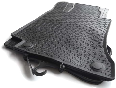 Gummimatten für Mercedes C-Klasse W205 S205 AMG Gummi Matten (Geruchsneutral) Original Qualität Fußmatten 4-teilig Schwarz