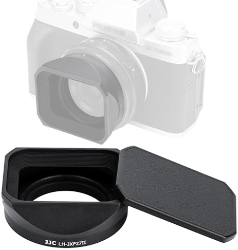 JJC Metal Square Lens Hood for Fuji XF 27mm f2.8 R WR & XF 27mm f/2.8 Lense