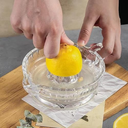 Centrifugeuse Manuelle en Verre, Petite centrifugeuse Domestique, centrifugeuse de jus d'orange et centrifugeuse de jus de Citron